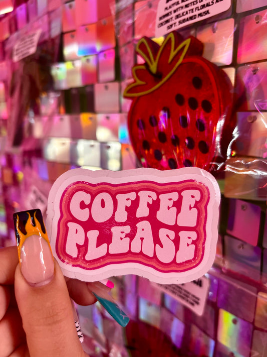 Coffee Please | Sticker