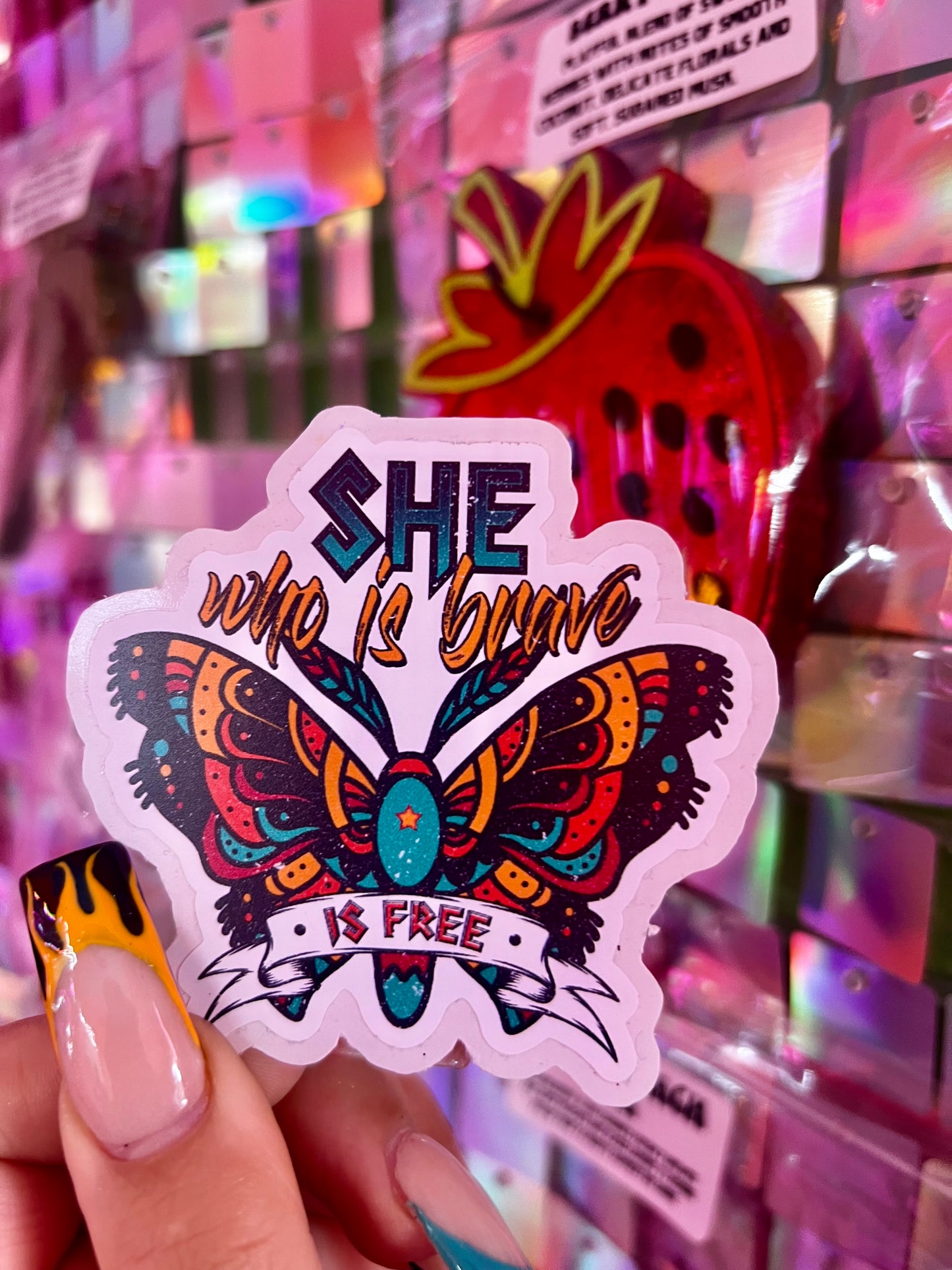 She Who Is Brave Is Free | Sticker