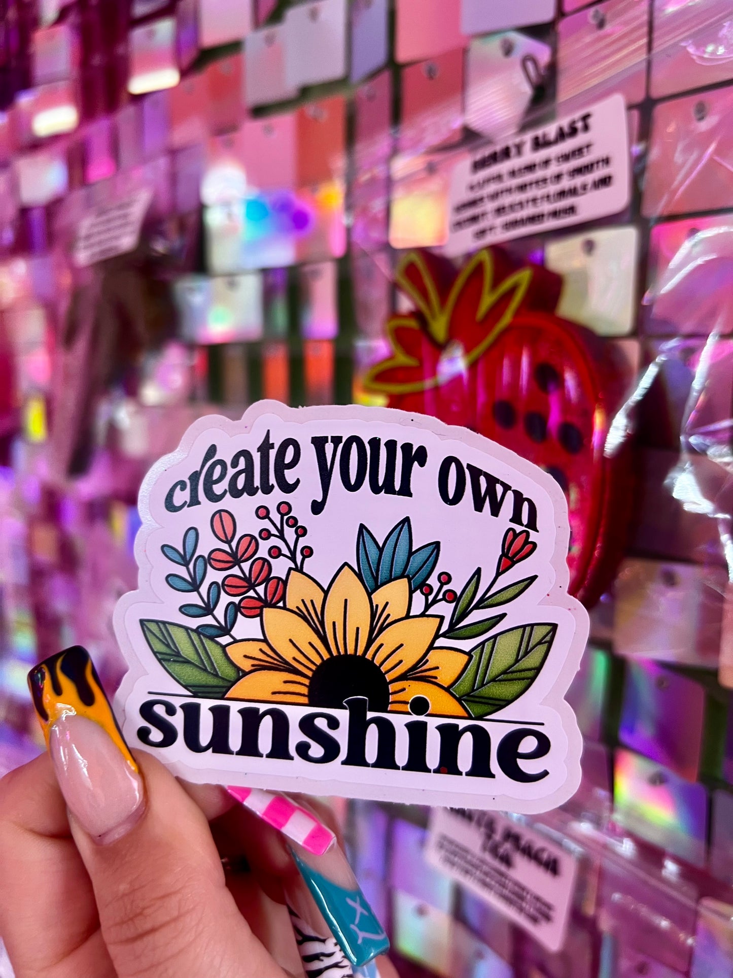 Create your own sunshine | Sticker