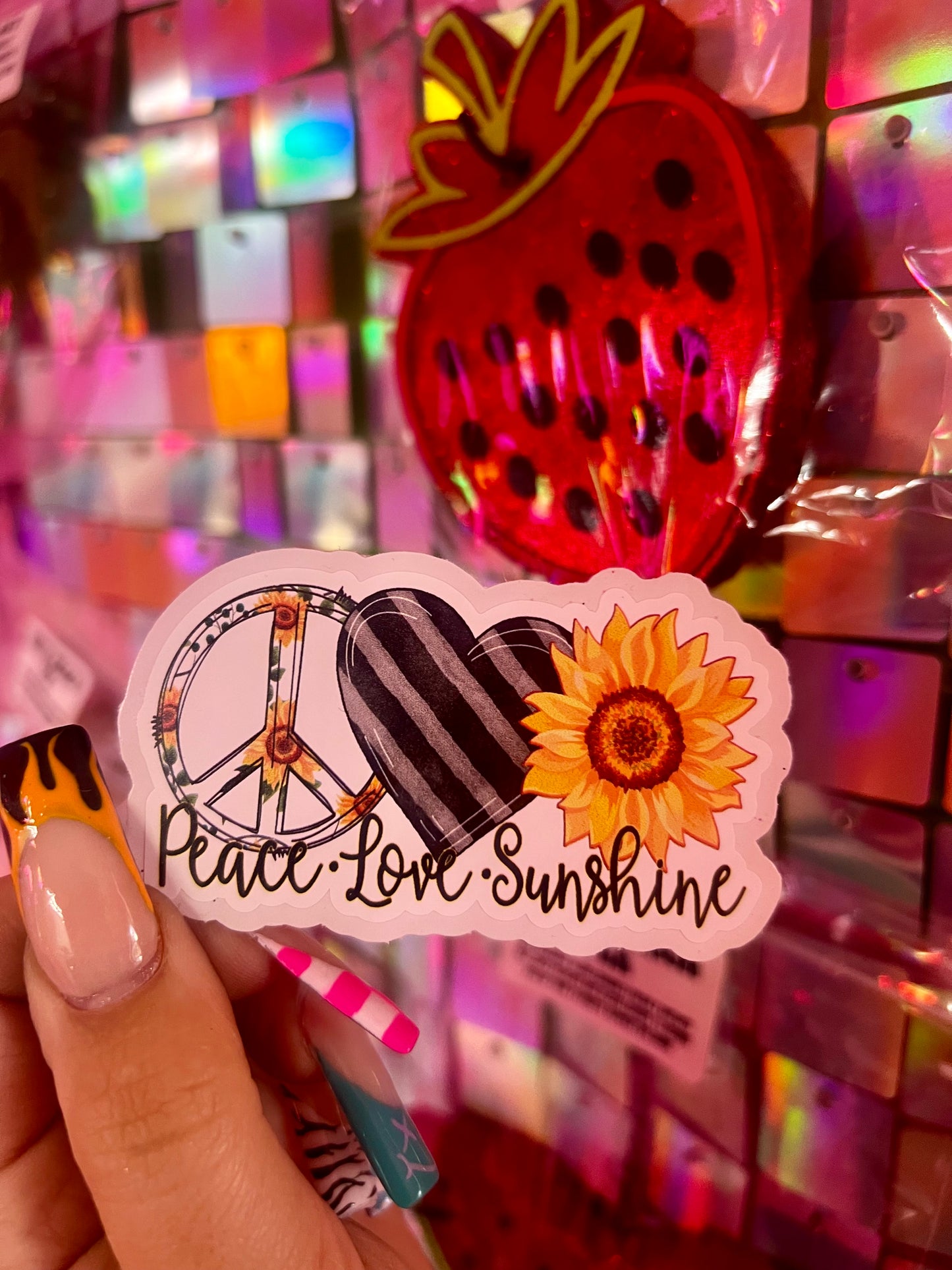 Peace Love Sunshine | Sticker