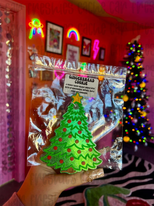 CHRISTMAS TREE FRESHIE - GINGERBREAD COOKIE